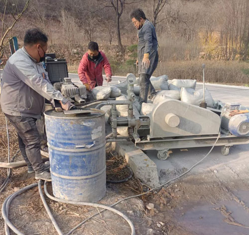 茂县路面下沉注浆